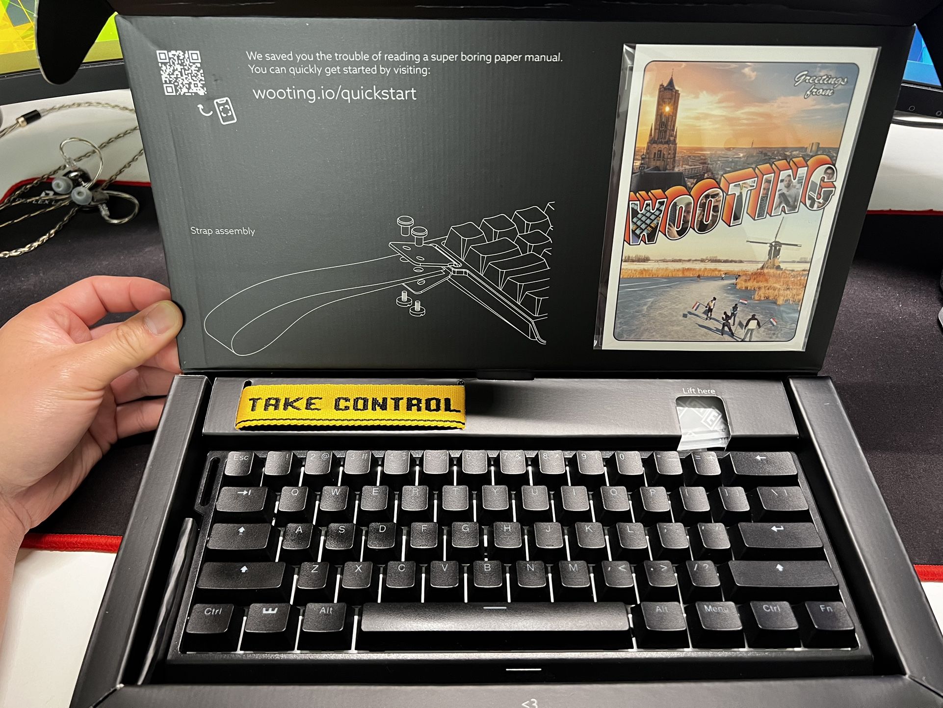 Used Wooting 60 HE+ Analog Mechanical Gaming Keyboard
