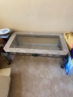 Marvel / Glass Living Room Table
