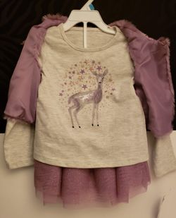 Toughskins 3 piece holiday party 3T NWT