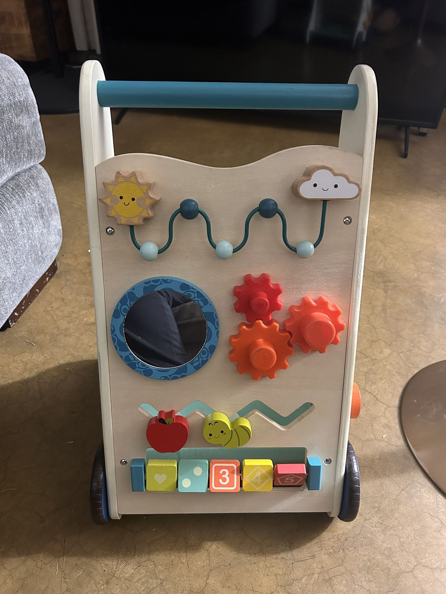 Wooden Baby Push Walker Toy