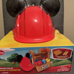 Disney Store Mickey Helmet and Play Tools