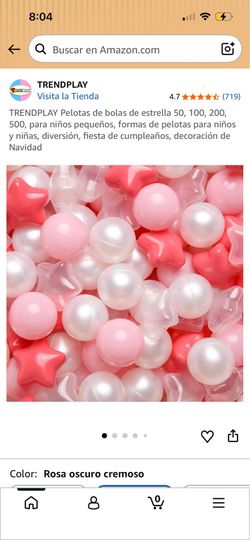 Piece Pink Ball Pit Balls Set