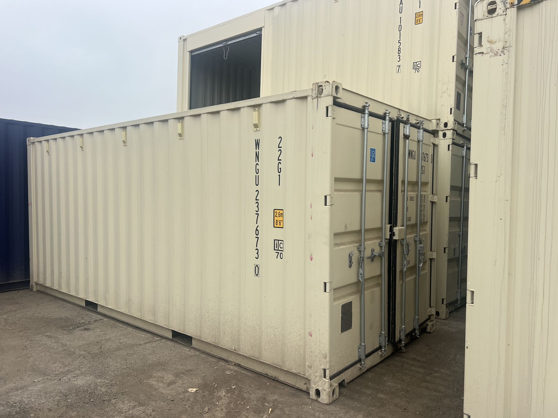 AS IS 20 FOOT 1-TRIP STD SHED STORAGE OFFICE SHIPPING SEA CONTAINER
