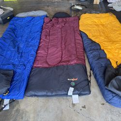 Sleeping Bags - Various Styles And Prices