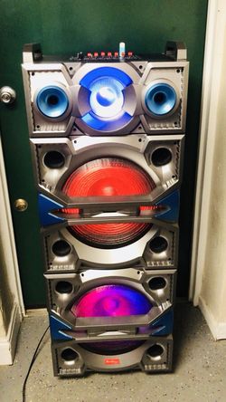 Equipo con dos bocinas 15”//Bluetooth Speaker with two 15” woofer