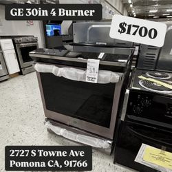 GE 30 In 4 Burner With Air Fryer 