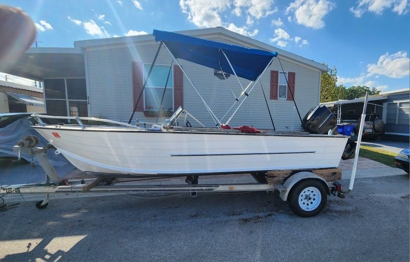 16' Starcraft Aluminum Boat 