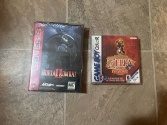 Nintendo gameboy color & sega genesis games sealed