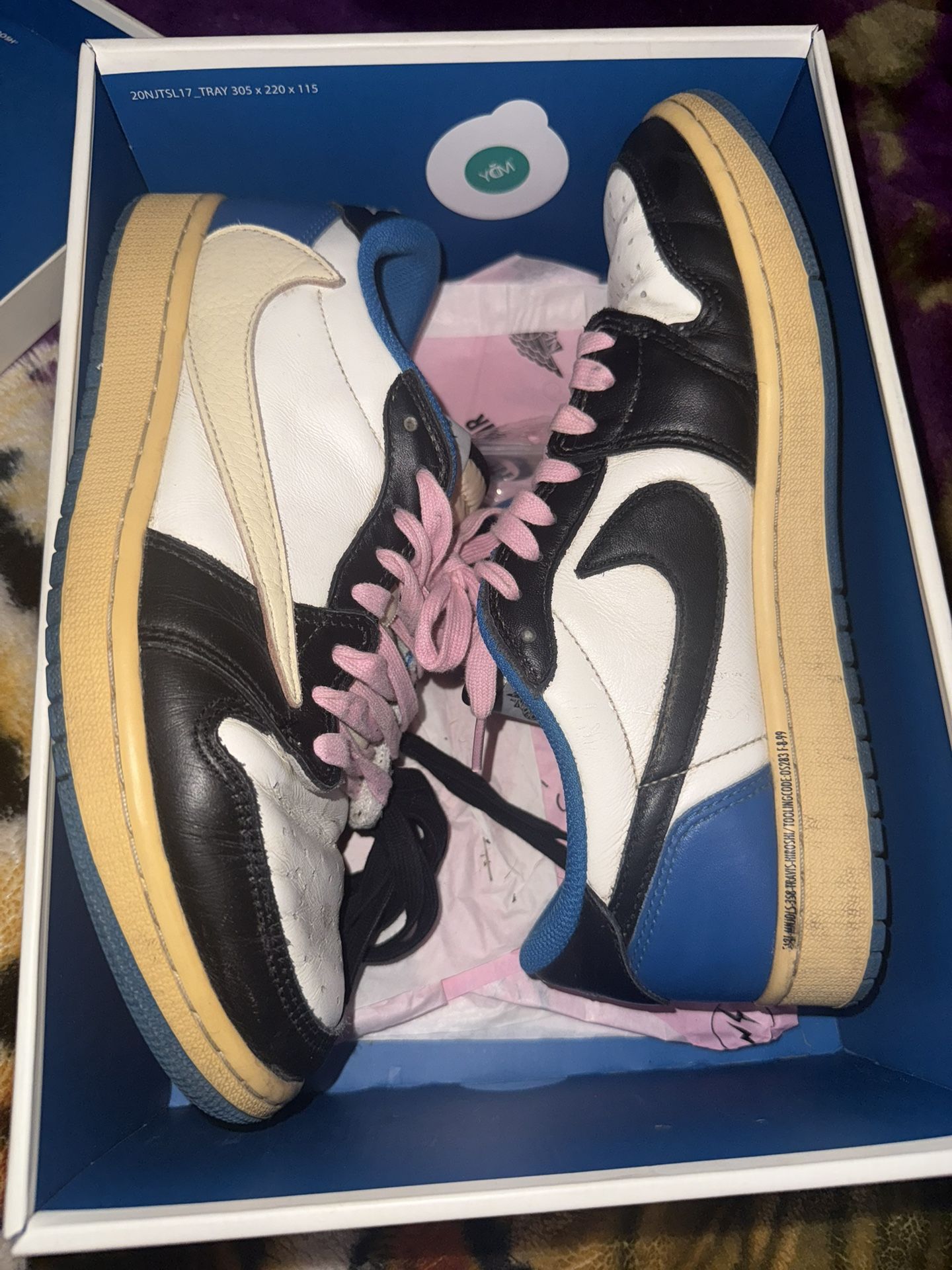 Jordan 1 Travis Scott Fragment Lows