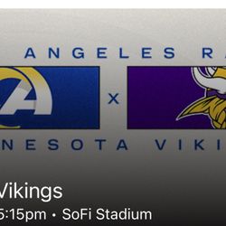 Rams Vs. Vikings (Oct.24)