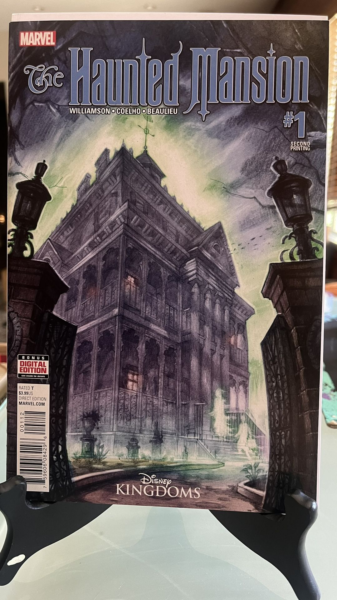 The Haunted Mansion #1 Marvel Comics 2016 2nd Printing Variant Disney Kingdoms