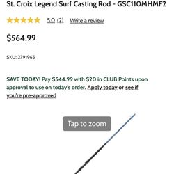 St. Croix Legend Surf Casting Rod - GSC110MHMF2
