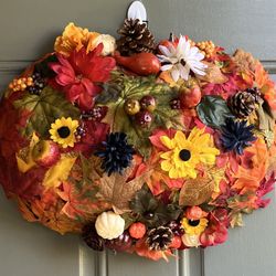 Pumpkin Wreath