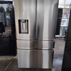 Samsung French Door Refrigerator With 3 Months Warranty Like New We Deliver And Install