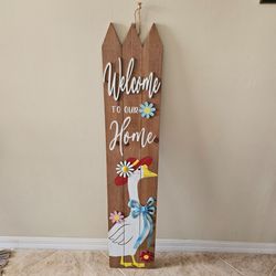 Welcome To Our Home Sign NEW