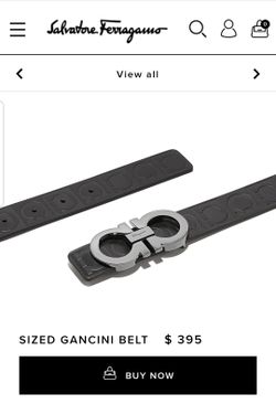Salvatore Ferragamo Gancini Belt SS18 Sz 40