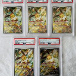 Eevee Pokemon Center IR - 2025 Prismatic Evolutions P.C. ETB Promo - PSA 9 Mint [5x Available]