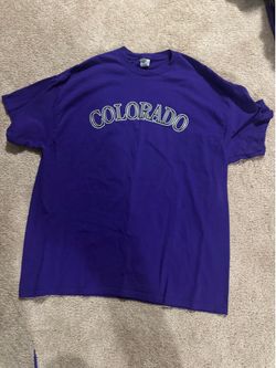 Gildan Colorado Rockies Charlie Blackmon #19 T-Shirt Size XL