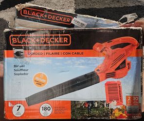 BLACK+DECKER Corded Electric Leaf Blower LB700