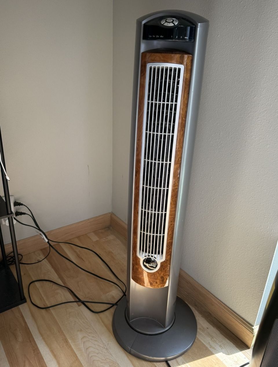 Lasko Wind Curve Tower Fan with Fresh Air Ionizer