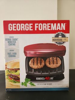 George Foreman 2-Serving Classic Plate Electric Indoor Grill and Panini Press