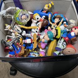 Box Of Toy Figures 