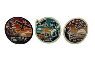 Rc Plane Aircraft Flying Drone Sticker 