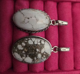Wild Horse Jasper pendants. 925