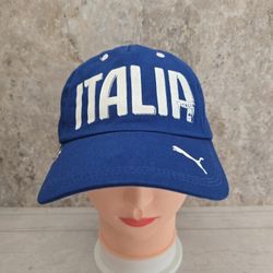 Puma Italia FGIC Italian Football Federation Blue SnapbackHat