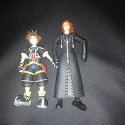 Kingdom Hearts Sora & Axel Figures
