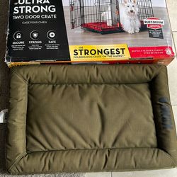 Dog Crate KONG TWO DOOR CRATE FOR DOG With MAT