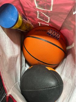 Basketball, football, tennis balls