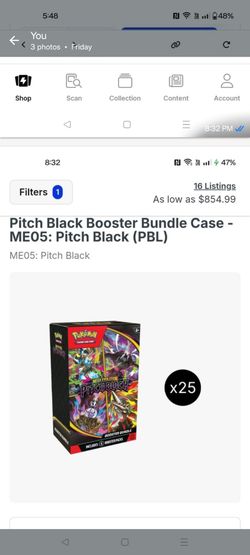 $820. Black pitch booster bundle case