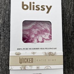 Blissy 100% Pure Mulberry Silk Pillowcase-Standard (new)