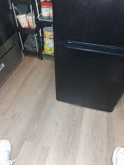 Black Top-Freezer Refrigerator