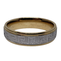 Wedding Band Ring in 10k Yellow Gold WGB-013