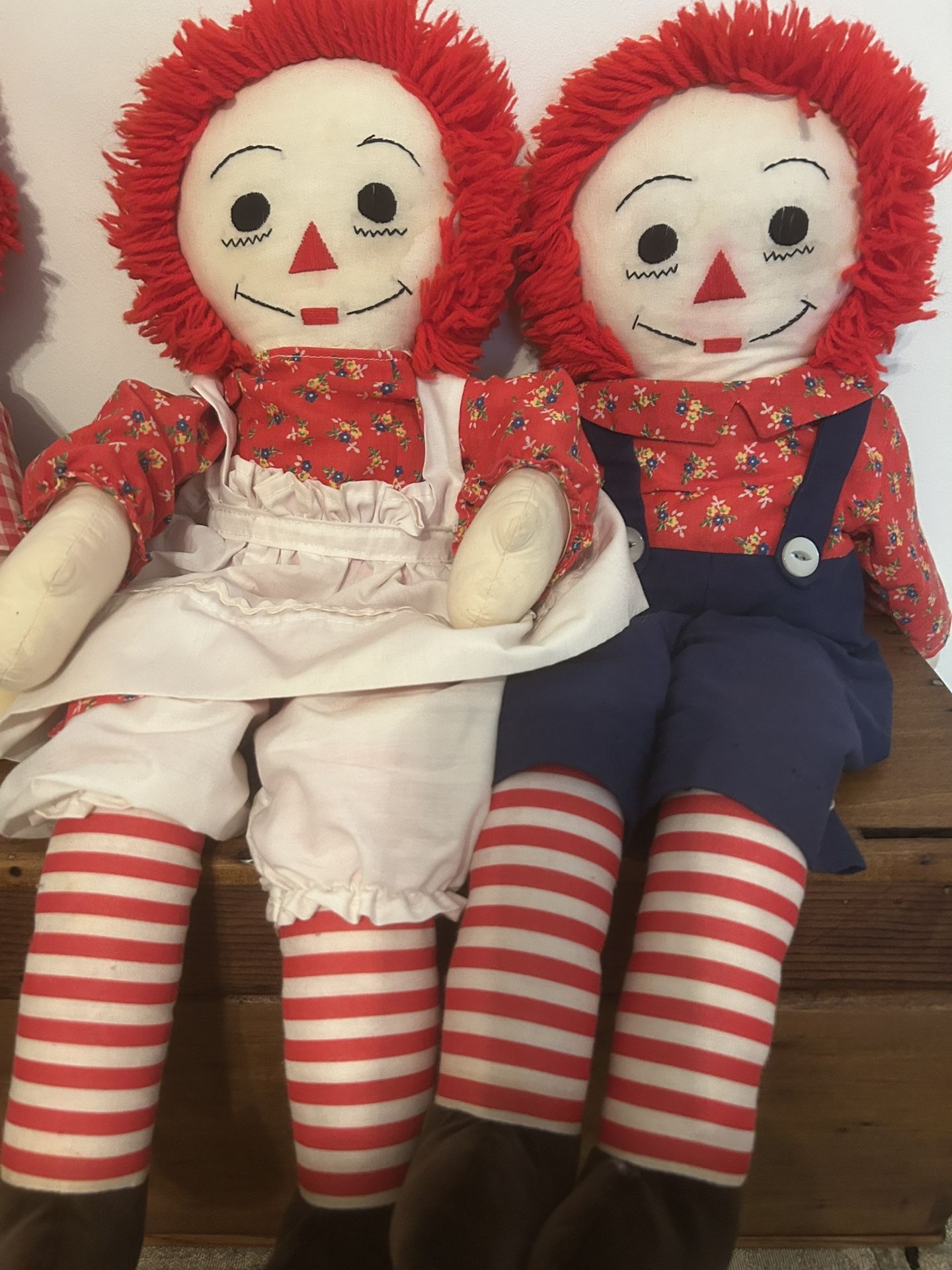 Vintage Raggedy Ann and Andy Set