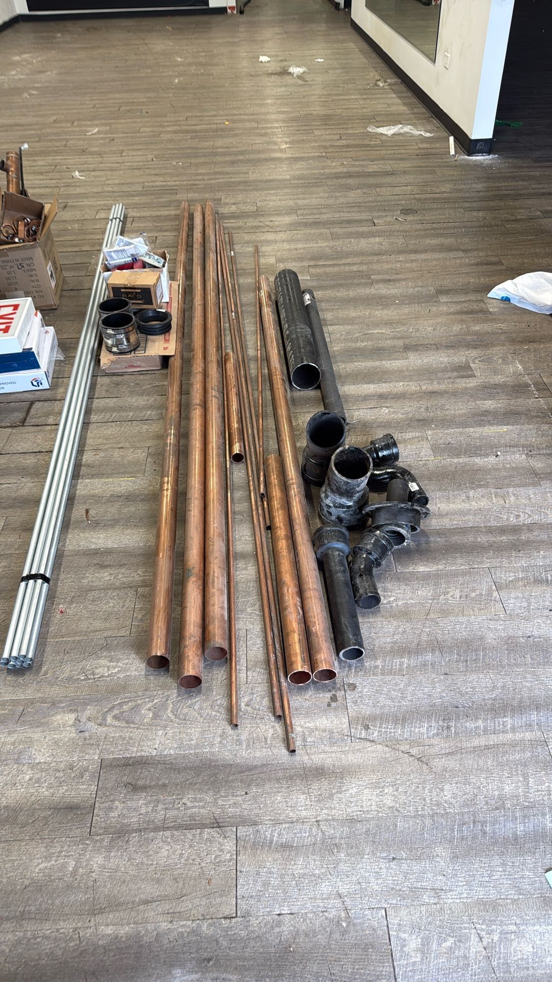 2 Inch By 10 Feet Copper Pipe New- Unused