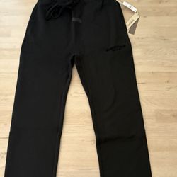 Jet Black Essentails Sweats 