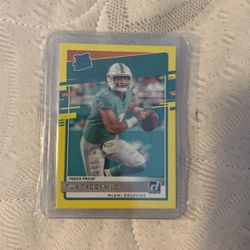 Tua Tagovailoa Rated Rookie Press Proof