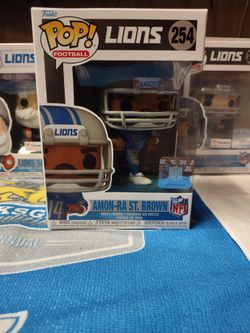 Funko Pop! Amon-Ra St.Brown #254 Detroit Lions NFL 