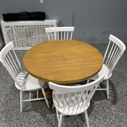 Thresold 42” Litchfield Round Dining Table - Free 4 Chairs