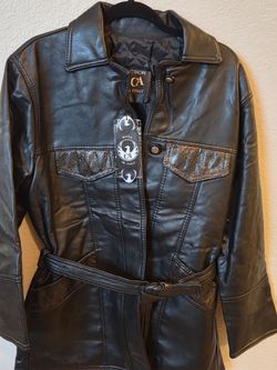 Collection Athentic Italian Made Leather Jacket Size L
