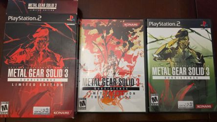 Metal gear solid 3 limited edition