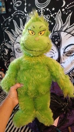 Dr Seuss's how the Grinch stole Christmas Build-A-Bear plush