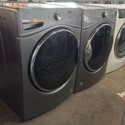 Whirlpool Gas Set Grey / Stainless Steel Works Fantastic Warranty For 90 Days