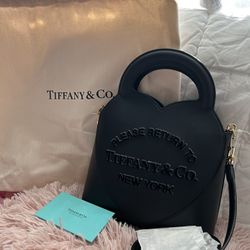 Tiffany&Co. Return to Tiffany Black Mini Tote Bag