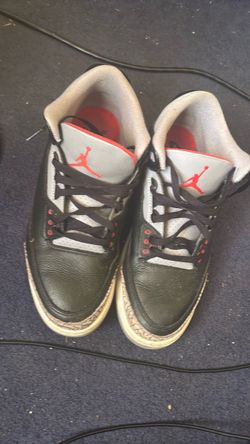 Black cement 3s size 12
