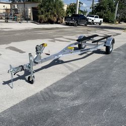 Skiff Inflatable Small Boat Trailer Aluminum 15’