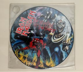 Iron Maiden The Number of The Beast Picture Disc Vinyl